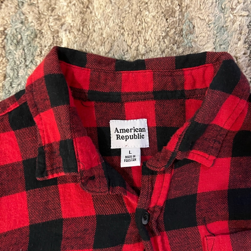 Flannel button down. - Picture 2 of 2